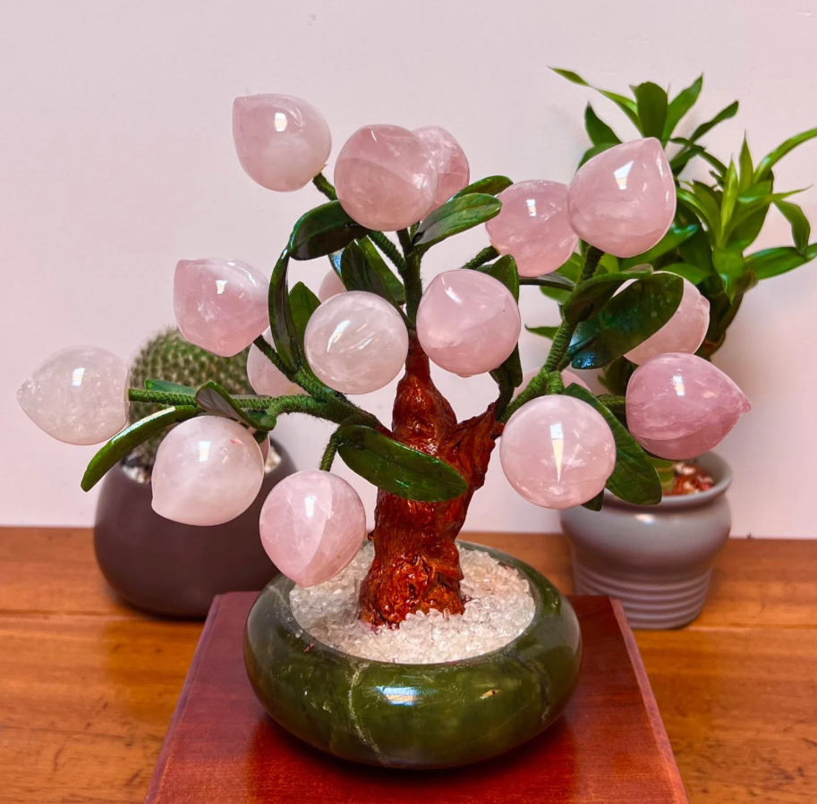 Tổng kho cây đào đá thạch anh phong thuỷ tại Hà Nội